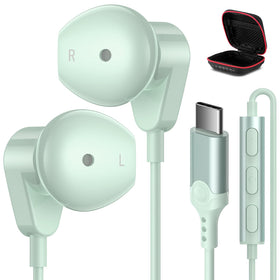 APETOO front packaging in mint showing earbuds and case, clear benefit: easy carry
