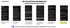 APETOO USB-C headphones inline controls for volume and track navigation.