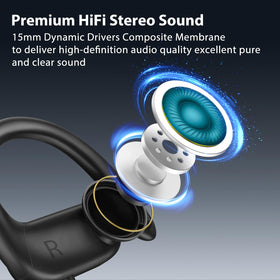 APETOO USB-C headphones with earhook volume control enable easy on-the-go adjustments.