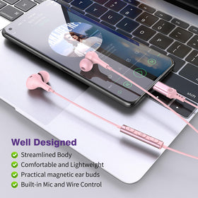 APETOO USB-C headphones compatible with many USB-C devices