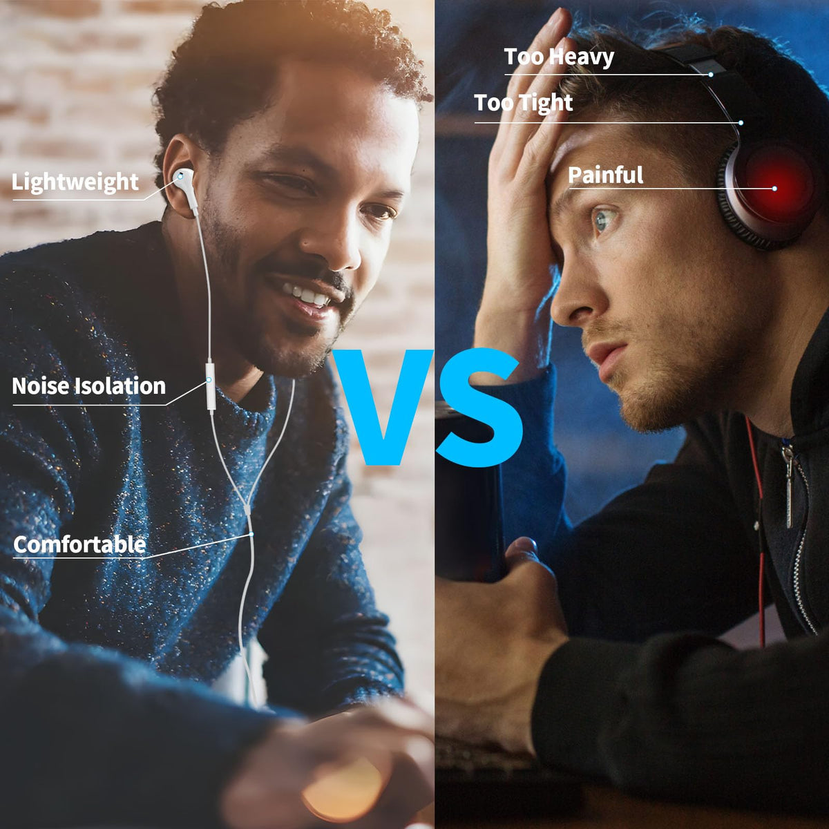 APETOO inline remote for mute and volume control