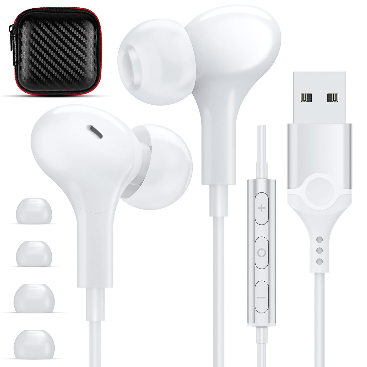 APETOO USB headphones with noise isolation for focused work or study