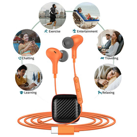 APETOO wear-around-neck magnets keep earbuds tangle-free when not in use.