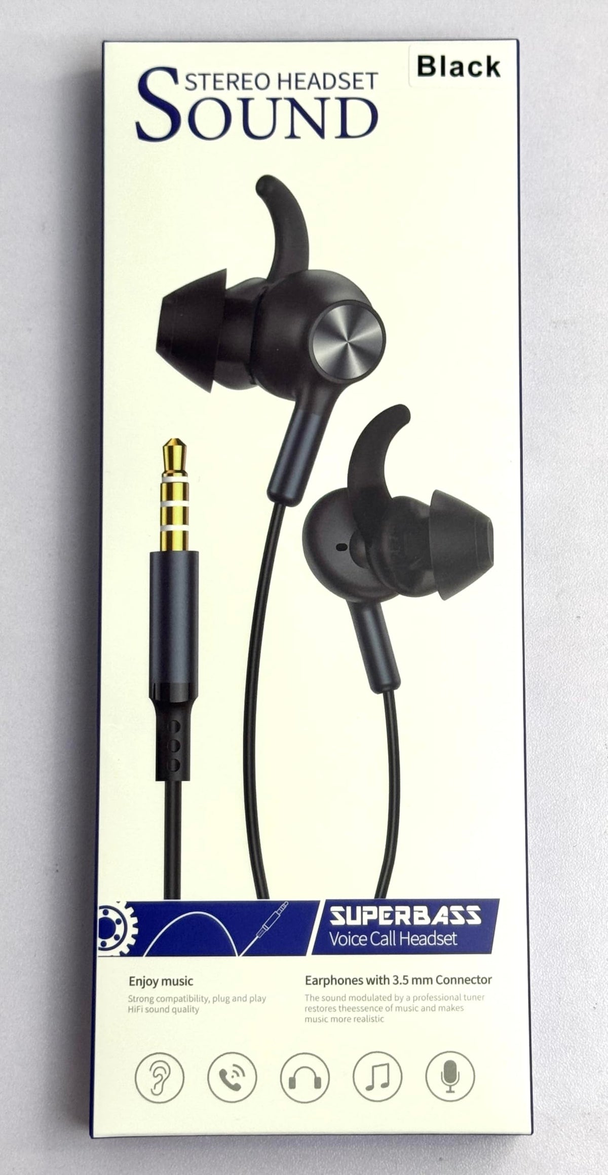 APETOO everyday wired ear buds deliver crisp highs and deep bass.