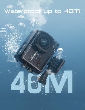 Apexcam M80 accessories spread with batteries and mounts for instant use