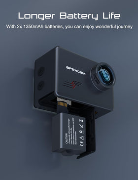 Apexcam M80 held in hand for scale showing portable travel convenience