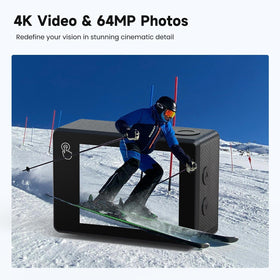 Apexcam touchscreen display with menu visible for quick operation