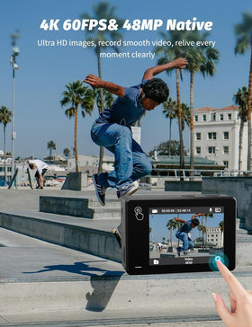 Apexcam X80PRO 48MP photo mode for high-resolution stills