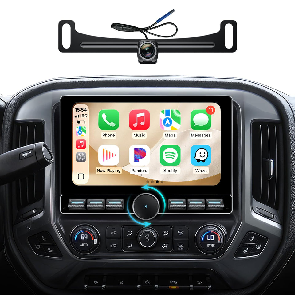 ApexNav 10-inch QLED display for Silverado with daylight readability