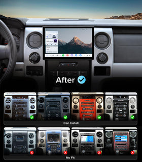 ApexNav Ford F-150 dashboard setup for seamless touchscreen control.