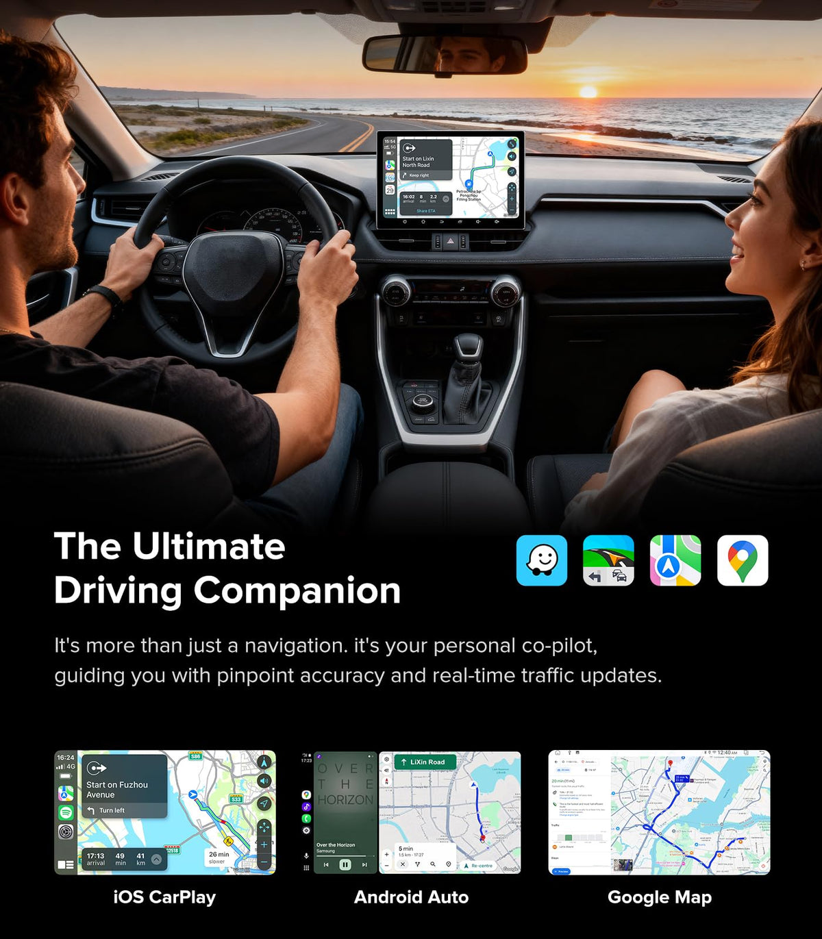 ApexNav Rav4 radio 5G Wi Fi and Bluetooth connectivity enables online features