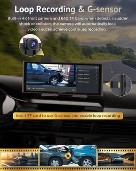 APHQUA mirror link with AirPlay and Android mirror enables wireless display