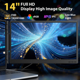 APILDELLA 1080p FHD IPS display with vivid colors for clear viewing.