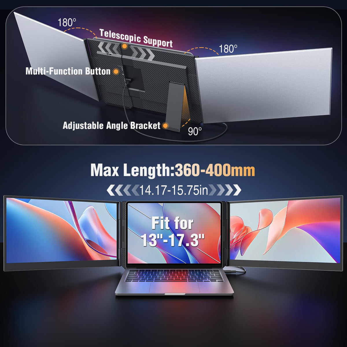 APILDELLA 1080p FHD IPS display delivers sharp visuals
