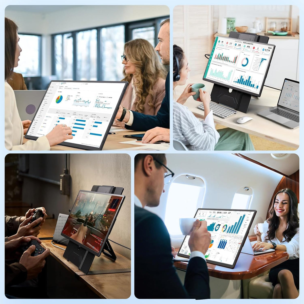 APILDELLA 1200p HDR display with vivid color and clarity.