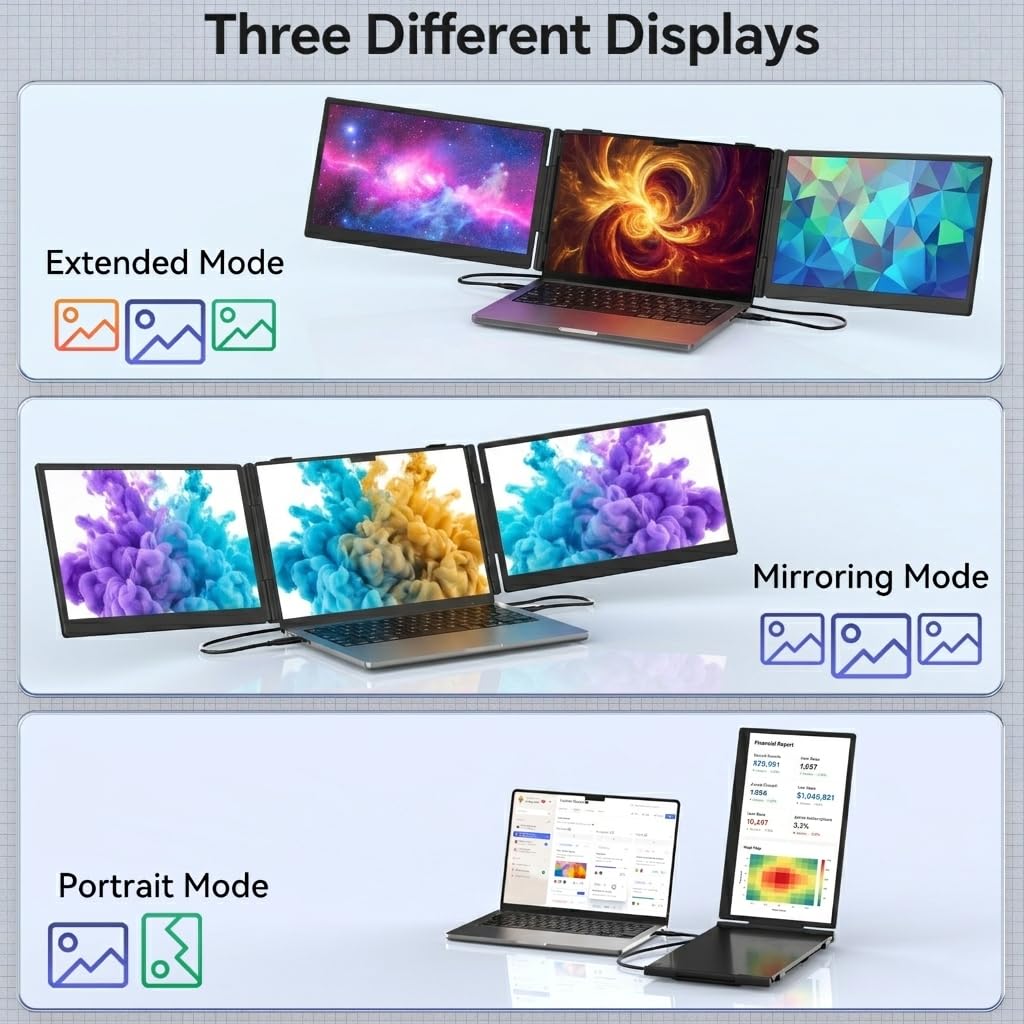 APILDELLA dual monitor connectivity back panel highlights easy cable connections.