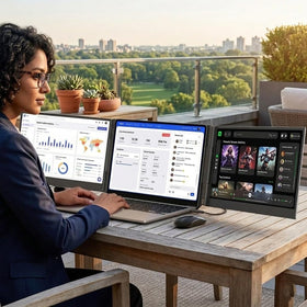 APILDELLA tilt-stand ergonomic view promotes comfortable long sessions.