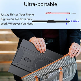 APILDELLA ultra-light travel monitor weighing 2.8 lbs.