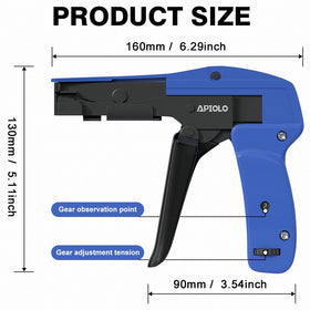 APIOLO handle close-up showing ergonomic non-slip grip for reduced hand fatigue
