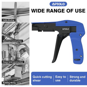 APIOLO tool next to ruler showing 6.29-inch length for easy storage and portability