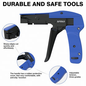 APIOLO tension selector detail highlighting three adjustable settings for precise control