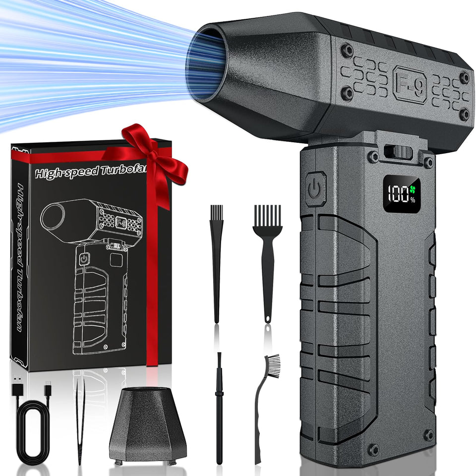Apmata compressed air duster with LED light for precise dust removal in tight gaps