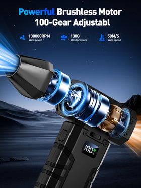 Apmata 130000rpm motor view for powerful debris removal