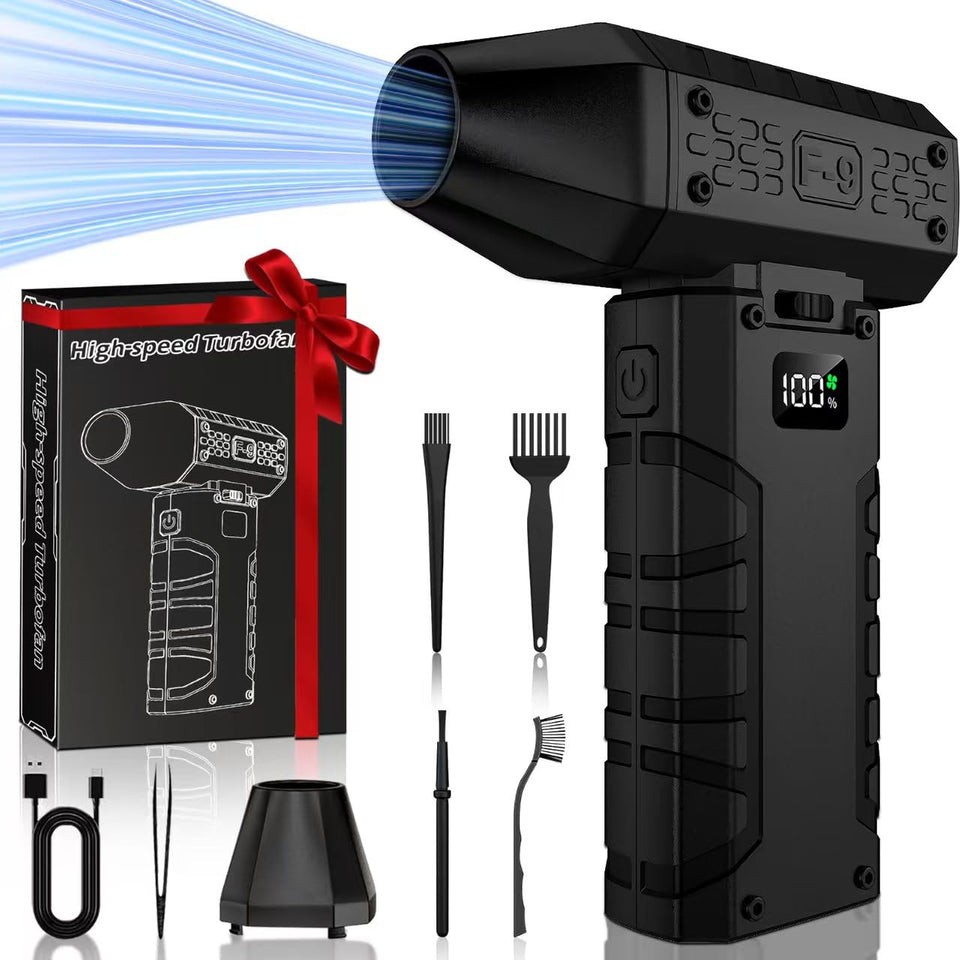 Apmata compressed air duster with LED light for precise keyboard cleaning