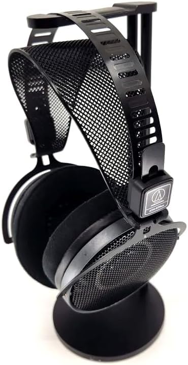 Apos Capra strap on Sony MDR-MV1 shows secure fit and pressure relief for long sessions.