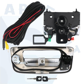 APPERFiT rearview backup camera closeup showing lens detail for improved reversing clarity