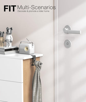 APPHOME durable aluminum construction ensures sturdy headset support.