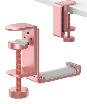 APPHOME foldable-arm under-desk keeps headphones organized and accessible.