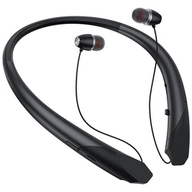 APPINESSEY headset with retractable earbuds for tangle-free workouts