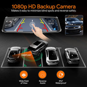 Aprilboy 24-hour parking monitor detects impacts and saves clips