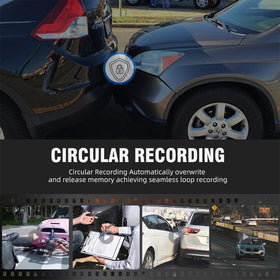 Aprilboy loop recording mode ensures continuous coverage with automatic overwrites.