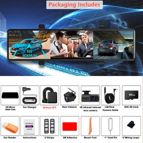 Aprilboy parking monitor with G-sensor protects important clips from overwrite.