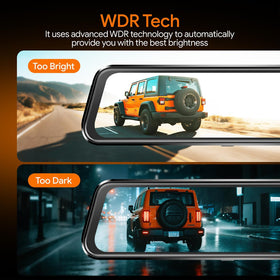 Aprilboy rear camera 1080p view captures rear details for awareness