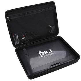 Aproca case for 17-9-inch DVD player fits securely for travel.