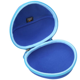 Aproca case with mesh pocket for accessories in blue keeps items organized.