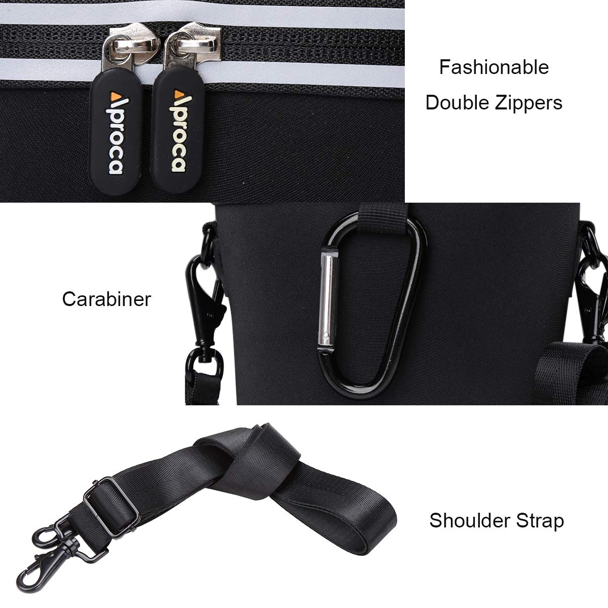 Aproca case beside binoculars outdoors demonstrating travel-ready protection benefit