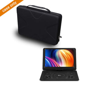 Aproca case protecting a device during travel and movement.