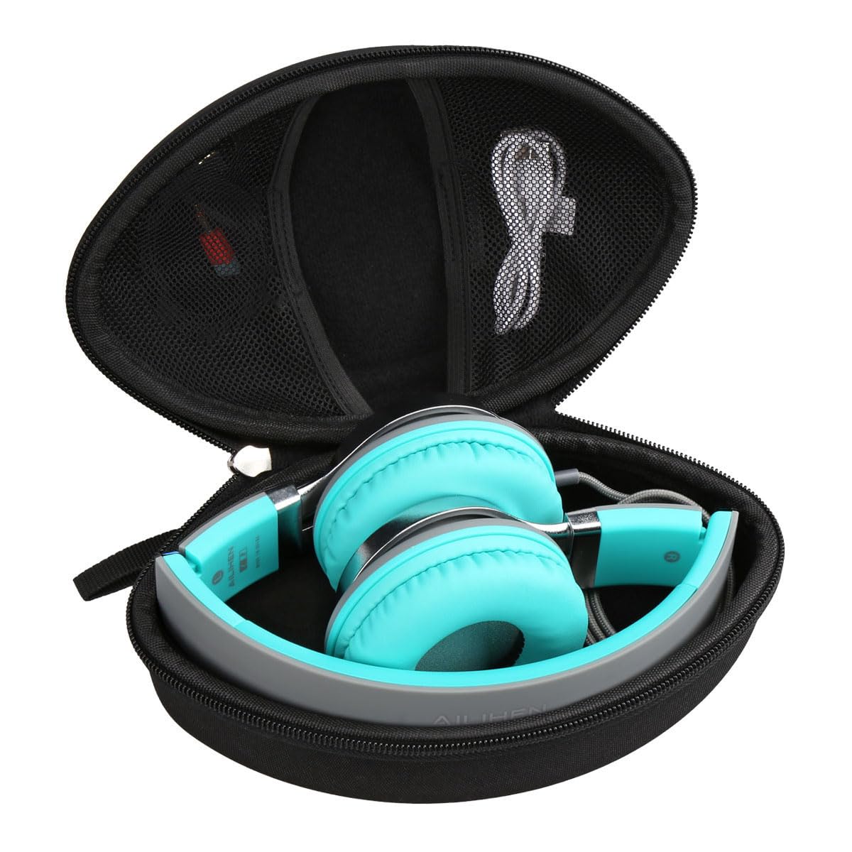 Aproca front view of black hard-shell case showing compact protection