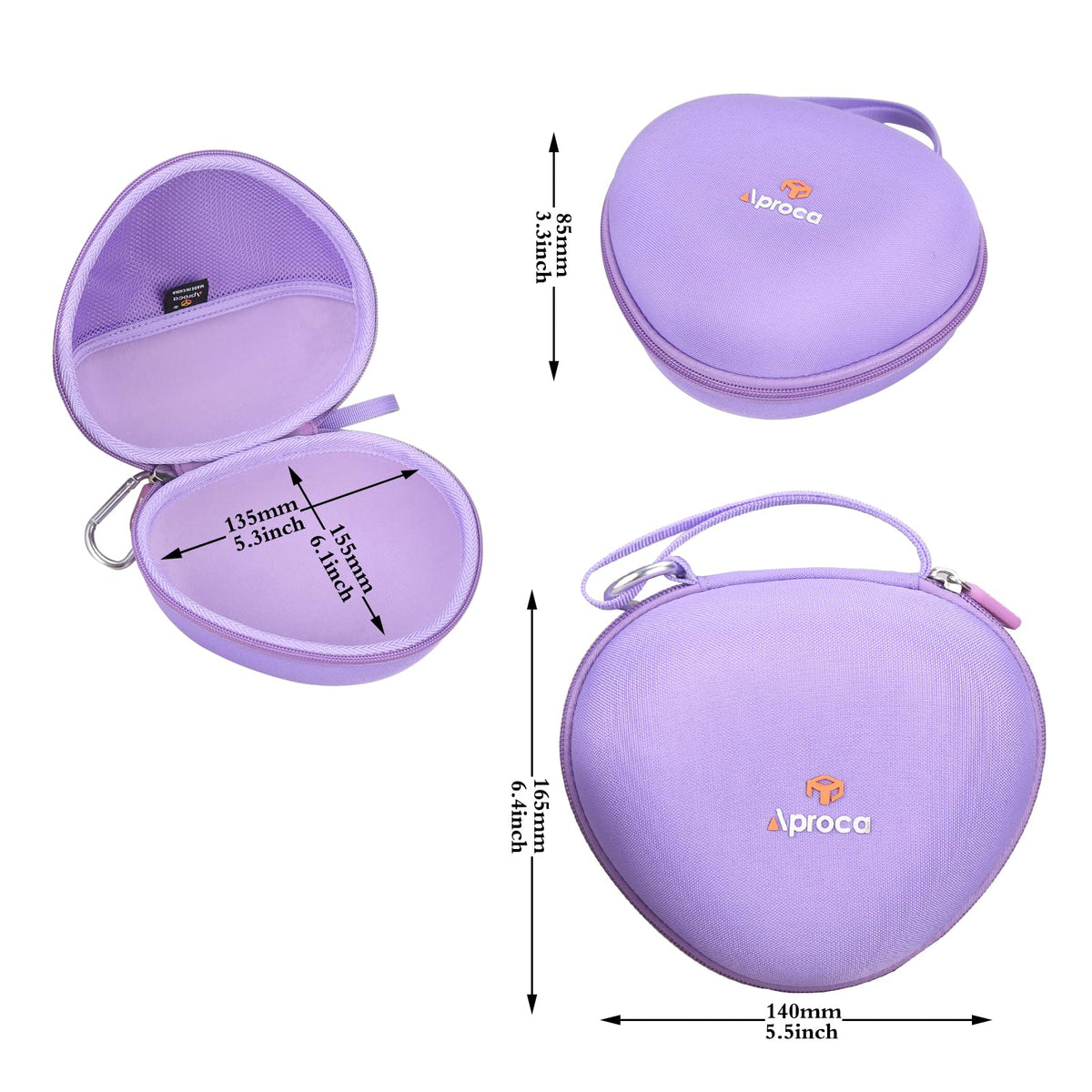 Aproca hard case uses high-density EVA and 1680D