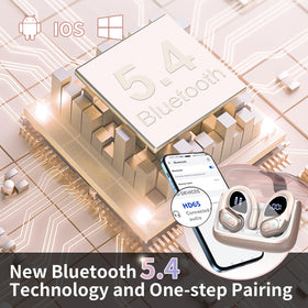 Aptkdoe earbuds worn during workout illustrating stable fit and movement freedom