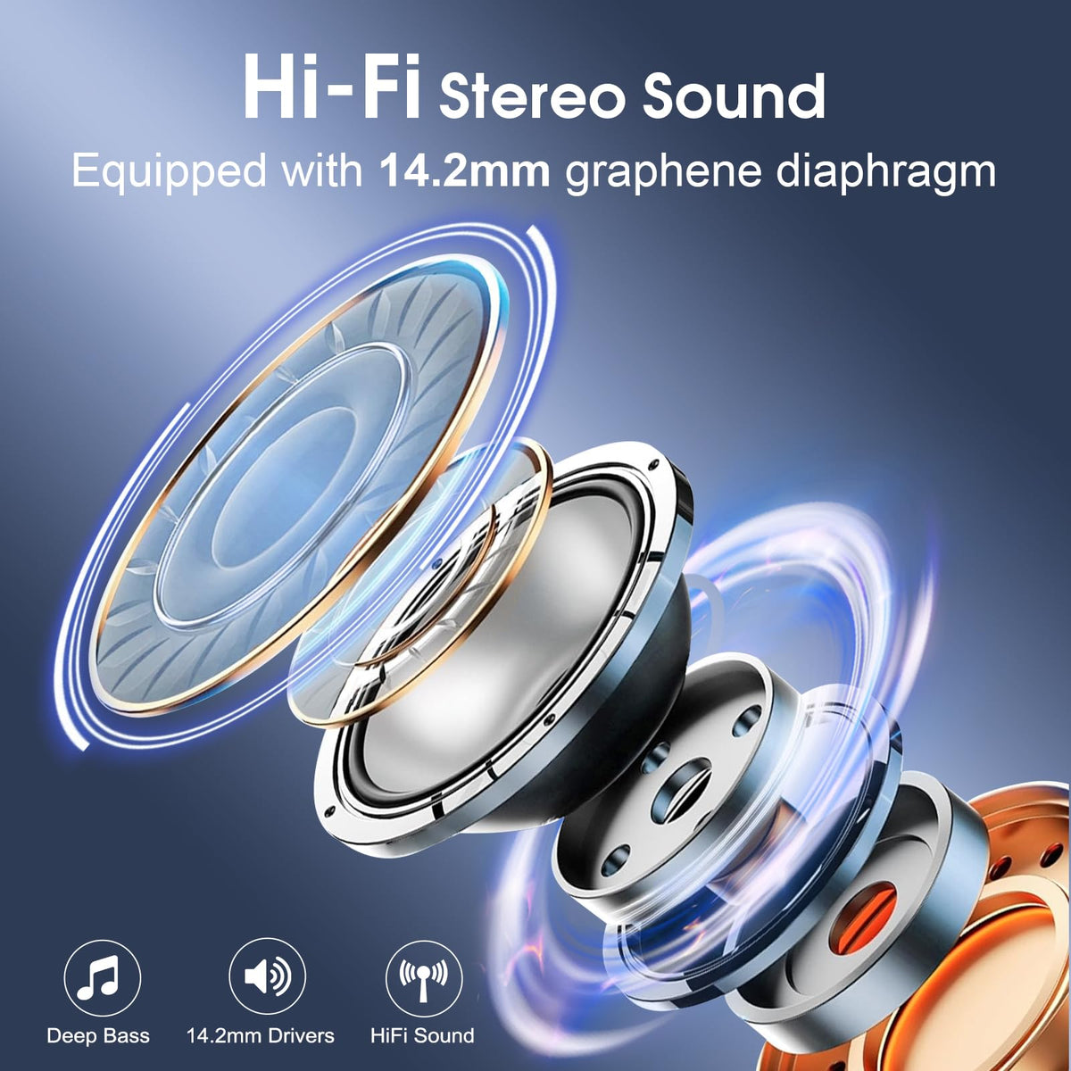 Aptkdoe earhook detail displaying TPU comfort and secure fit benefit