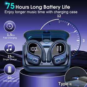 Aptkdoe HD65 charging case LED display showing remaining power for quick status checks