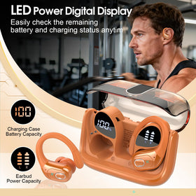 Aptkdoe HD65 with water splashes showing IPX7 resistance protecting against sweat