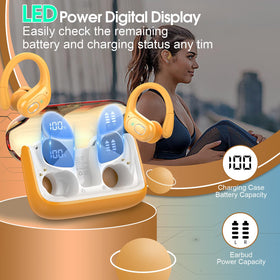Aptkdoe HD65 worn by runner demonstrating secure fit and sweat-resistant design