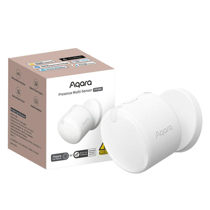 Aqara FP300 front view showing compact sensor and clean design for discreet automation