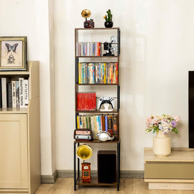 Aquzee multi-function rack adapts to your space for media and decor.